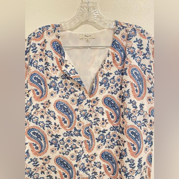 Madewell | Silk Paisley Shift Dress EUC (Size M) - Picture 2 of 3